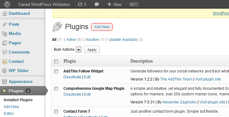 Installing WordPress Plugins