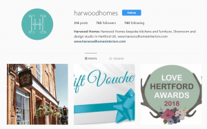 Hardwood homes Instagram page