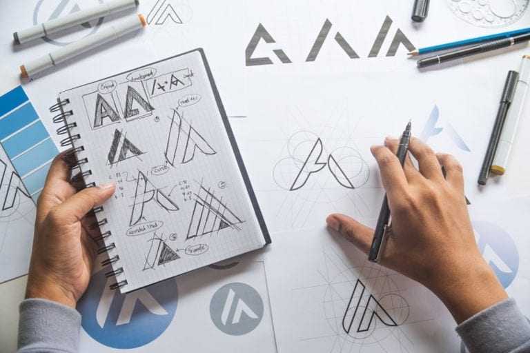 5 stages of logo design